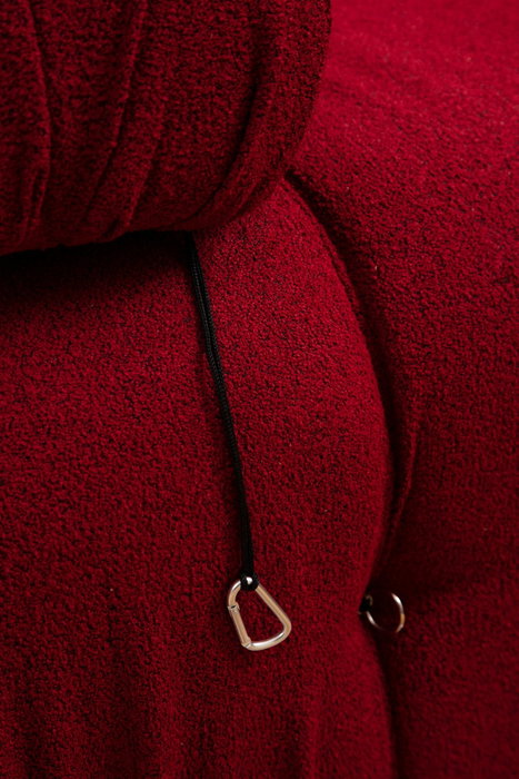 Atelier Del Sofa Sofá de 1 Plaza Rojo Bubble L1